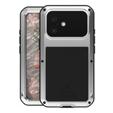 LOVE MEI Metal Shockproof Life Waterproof Dustproof Phone Case, For iPhone 17 Pro Max, For iPhone 17 Pro, For iPhone 17, For iPhone 16 Pro Max, For iPhone 16 Pro, For iPhone 16, For iPhone 15 Pro Max, For iPhone 15 Pro
