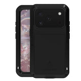 LOVE MEI Metal Shockproof Life Waterproof Dustproof Phone Case, For iPhone 17 Pro Max, For iPhone 17 Pro, For iPhone 17, For iPhone 16 Pro Max, For iPhone 16 Pro, For iPhone 16, For iPhone 15 Pro Max, For iPhone 15 Pro