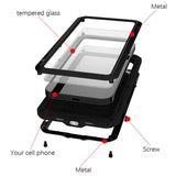 LOVE MEI Metal Shockproof Life Waterproof Dustproof Phone Case, For iPhone 17 Pro Max, For iPhone 17 Pro, For iPhone 17, For iPhone 16 Pro Max, For iPhone 16 Pro, For iPhone 16, For iPhone 15 Pro Max, For iPhone 15 Pro