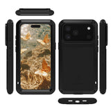 LOVE MEI Metal Shockproof Life Waterproof Dustproof Phone Case, For iPhone 17 Pro Max, For iPhone 17 Pro, For iPhone 17, For iPhone 16 Pro Max, For iPhone 16 Pro, For iPhone 16, For iPhone 15 Pro Max, For iPhone 15 Pro