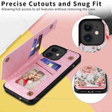 Printed Double Buckle RFID Anti-theft Phone Case, For iPhone 11, For iPhone 11 Pro, For iPhone XS / X, For iPhone XR, For iPhone XS Max, For iPhone 8 Plus / 7 Plus