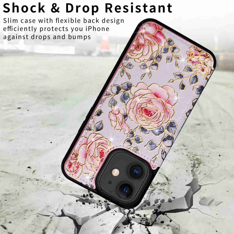 Printed Double Buckle RFID Anti-theft Phone Case, For iPhone 11, For iPhone 11 Pro, For iPhone XS / X, For iPhone XR, For iPhone XS Max, For iPhone 8 Plus / 7 Plus