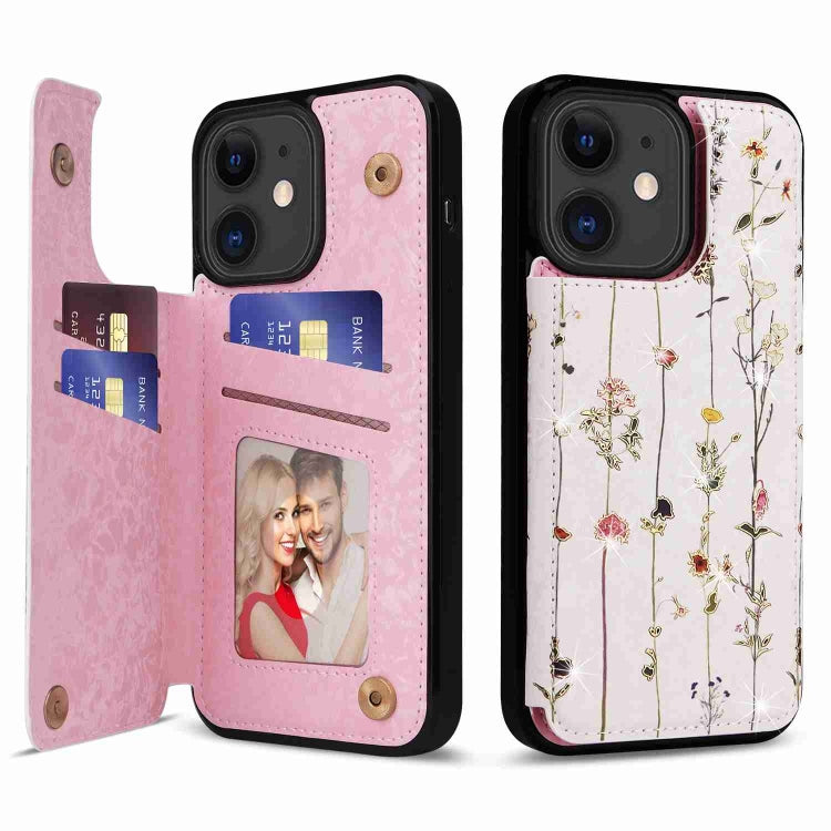 Printed Double Buckle RFID Anti-theft Phone Case, For iPhone 11, For iPhone 11 Pro, For iPhone XS / X, For iPhone XR, For iPhone XS Max, For iPhone 8 Plus / 7 Plus