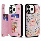 Printed Double Buckle RFID Anti-theft Phone Case, For iPhone 11, For iPhone 11 Pro, For iPhone XS / X, For iPhone XR, For iPhone XS Max, For iPhone 8 Plus / 7 Plus