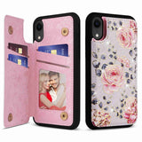 Printed Double Buckle RFID Anti-theft Phone Case, For iPhone 11, For iPhone 11 Pro, For iPhone XS / X, For iPhone XR, For iPhone XS Max, For iPhone 8 Plus / 7 Plus