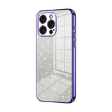 Gradient Glitter Powder Electroplated Phone Case, For iPhone 16 Pro, For iPhone 16 Plus, For iPhone 16, For iPhone 15 Pro Max, For iPhone 15 Pro, For iPhone 15 Plus