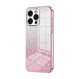 Gradient Glitter Powder Electroplated Phone Case, For iPhone 16 Pro, For iPhone 16 Plus, For iPhone 16, For iPhone 15 Pro Max, For iPhone 15 Pro, For iPhone 15 Plus
