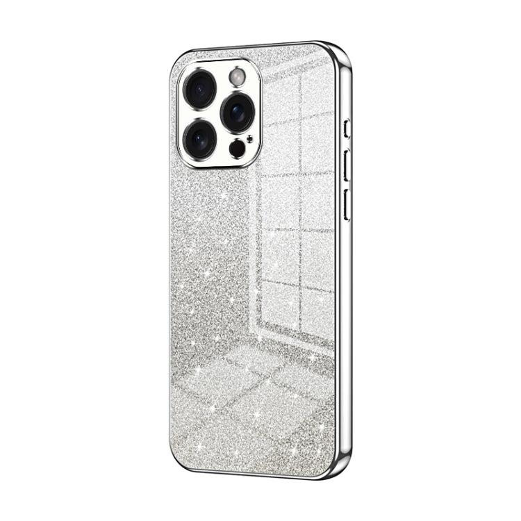 Gradient Glitter Powder Electroplated Phone Case, For iPhone 16 Pro, For iPhone 16 Plus, For iPhone 16, For iPhone 15 Pro Max, For iPhone 15 Pro, For iPhone 15 Plus