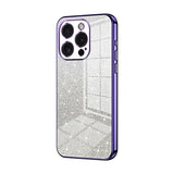 Gradient Glitter Powder Electroplated Phone Case, For iPhone 16 Pro, For iPhone 16 Plus, For iPhone 16, For iPhone 15 Pro Max, For iPhone 15 Pro, For iPhone 15 Plus