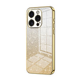 Gradient Glitter Powder Electroplated Phone Case, For iPhone 16 Pro, For iPhone 16 Plus, For iPhone 16, For iPhone 15 Pro Max, For iPhone 15 Pro, For iPhone 15 Plus
