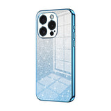 Gradient Glitter Powder Electroplated Phone Case, For iPhone 16 Pro, For iPhone 16 Plus, For iPhone 16, For iPhone 15 Pro Max, For iPhone 15 Pro, For iPhone 15 Plus