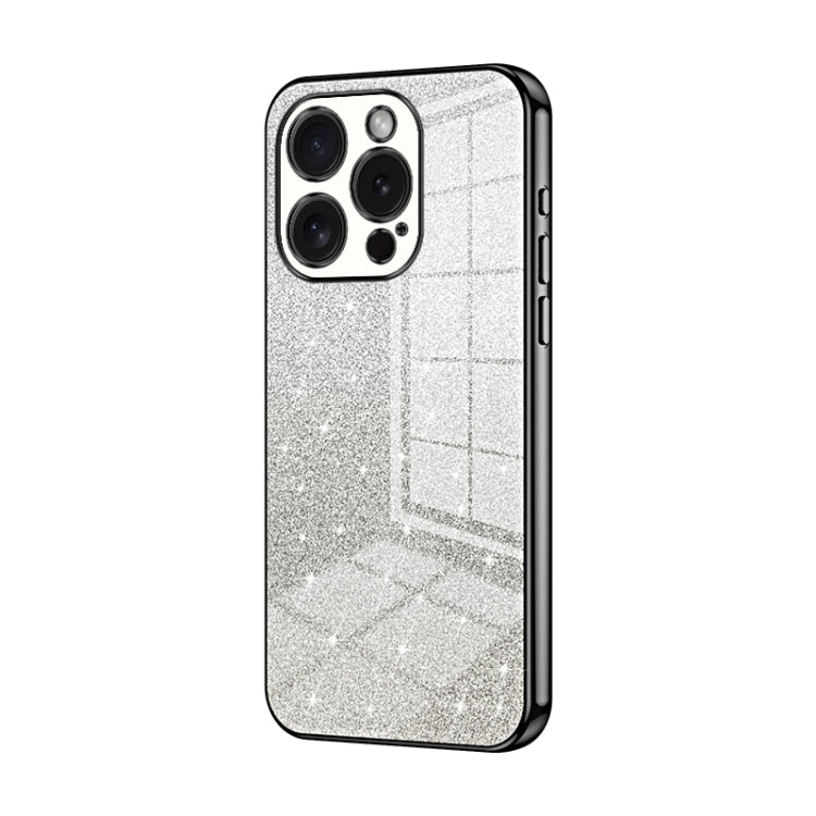 Gradient Glitter Powder Electroplated Phone Case, For iPhone 16 Pro, For iPhone 16 Plus, For iPhone 16, For iPhone 15 Pro Max, For iPhone 15 Pro, For iPhone 15 Plus