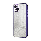 Gradient Glitter Powder Electroplated Phone Case, For iPhone 16 Pro, For iPhone 16 Plus, For iPhone 16, For iPhone 15 Pro Max, For iPhone 15 Pro, For iPhone 15 Plus