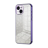 Gradient Glitter Powder Electroplated Phone Case, For iPhone 15, For iPhone 14 Plus, For iPhone 14, For iPhone 14 Pro, For iPhone 14 Pro Max, For iPhone SE 2022 / 2020 / 8 / 7