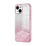 Gradient Glitter Powder Electroplated Phone Case, For iPhone 15, For iPhone 14 Plus, For iPhone 14, For iPhone 14 Pro, For iPhone 14 Pro Max, For iPhone SE 2022 / 2020 / 8 / 7