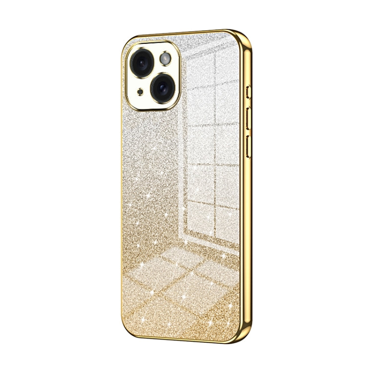 Gradient Glitter Powder Electroplated Phone Case, For iPhone 15, For iPhone 14 Plus, For iPhone 14, For iPhone 14 Pro, For iPhone 14 Pro Max, For iPhone SE 2022 / 2020 / 8 / 7