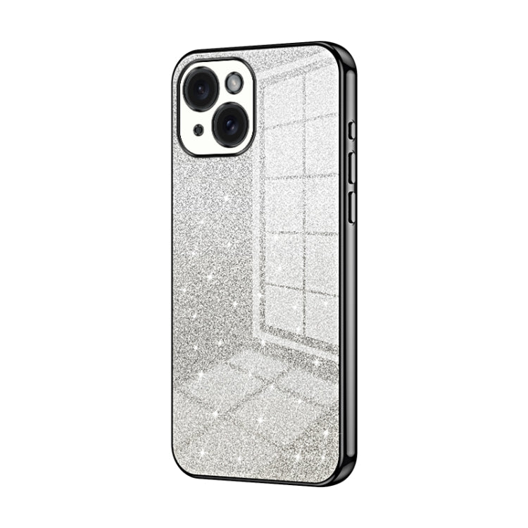 Gradient Glitter Powder Electroplated Phone Case, For iPhone 15, For iPhone 14 Plus, For iPhone 14, For iPhone 14 Pro, For iPhone 14 Pro Max, For iPhone SE 2022 / 2020 / 8 / 7