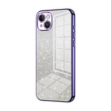 Gradient Glitter Powder Electroplated Phone Case, For iPhone 15, For iPhone 14 Plus, For iPhone 14, For iPhone 14 Pro, For iPhone 14 Pro Max, For iPhone SE 2022 / 2020 / 8 / 7