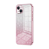 Gradient Glitter Powder Electroplated Phone Case, For iPhone 15, For iPhone 14 Plus, For iPhone 14, For iPhone 14 Pro, For iPhone 14 Pro Max, For iPhone SE 2022 / 2020 / 8 / 7
