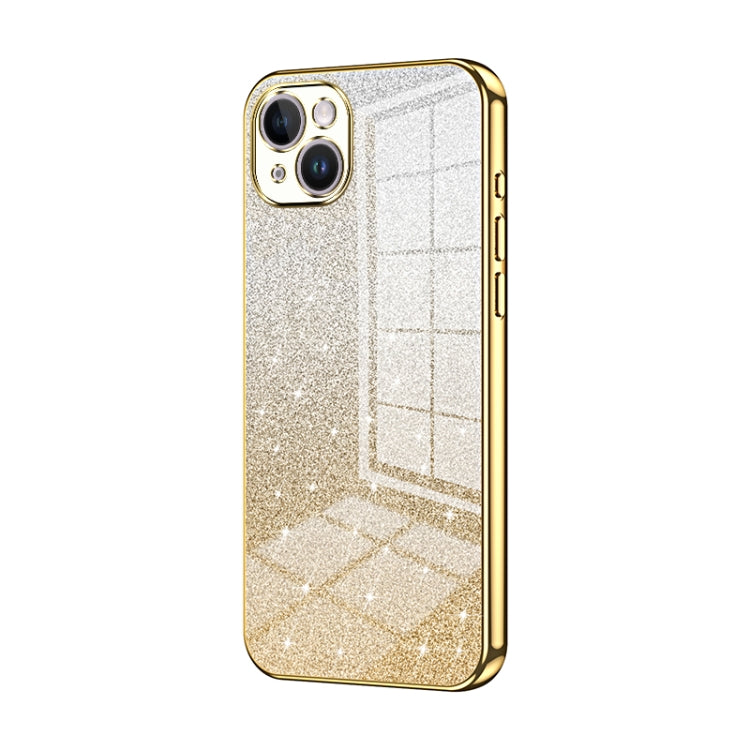 Gradient Glitter Powder Electroplated Phone Case, For iPhone 15, For iPhone 14 Plus, For iPhone 14, For iPhone 14 Pro, For iPhone 14 Pro Max, For iPhone SE 2022 / 2020 / 8 / 7