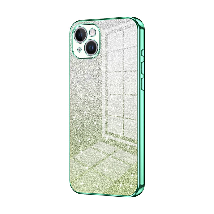 Gradient Glitter Powder Electroplated Phone Case, For iPhone 15, For iPhone 14 Plus, For iPhone 14, For iPhone 14 Pro, For iPhone 14 Pro Max, For iPhone SE 2022 / 2020 / 8 / 7