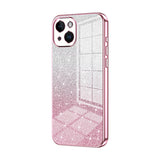 Gradient Glitter Powder Electroplated Phone Case, For iPhone 15, For iPhone 14 Plus, For iPhone 14, For iPhone 14 Pro, For iPhone 14 Pro Max, For iPhone SE 2022 / 2020 / 8 / 7