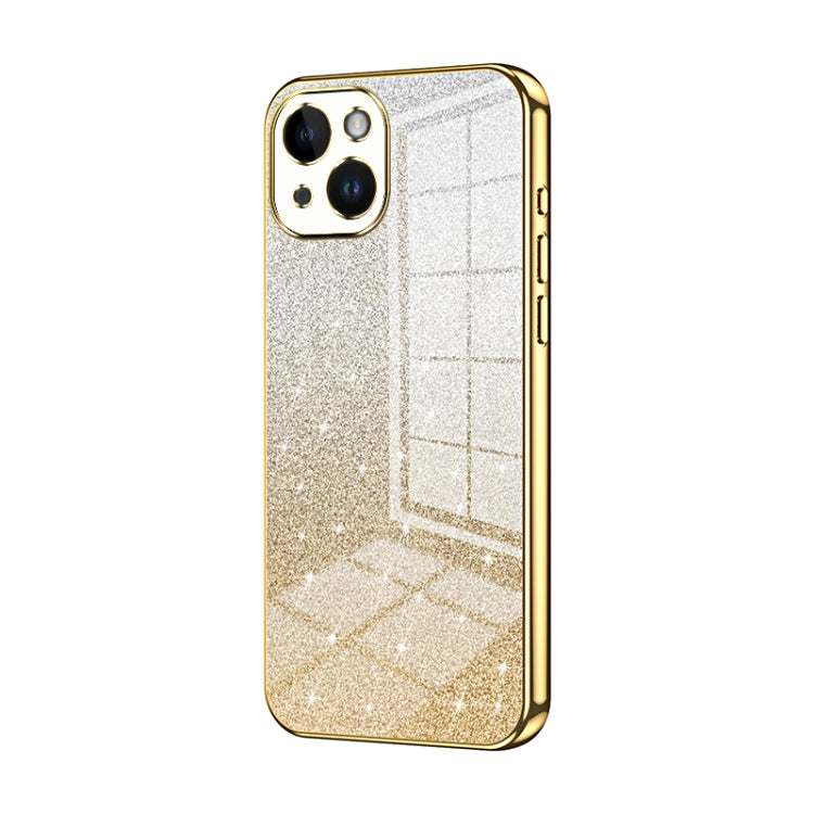 Gradient Glitter Powder Electroplated Phone Case, For iPhone 15, For iPhone 14 Plus, For iPhone 14, For iPhone 14 Pro, For iPhone 14 Pro Max, For iPhone SE 2022 / 2020 / 8 / 7