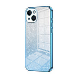 Gradient Glitter Powder Electroplated Phone Case, For iPhone 15, For iPhone 14 Plus, For iPhone 14, For iPhone 14 Pro, For iPhone 14 Pro Max, For iPhone SE 2022 / 2020 / 8 / 7