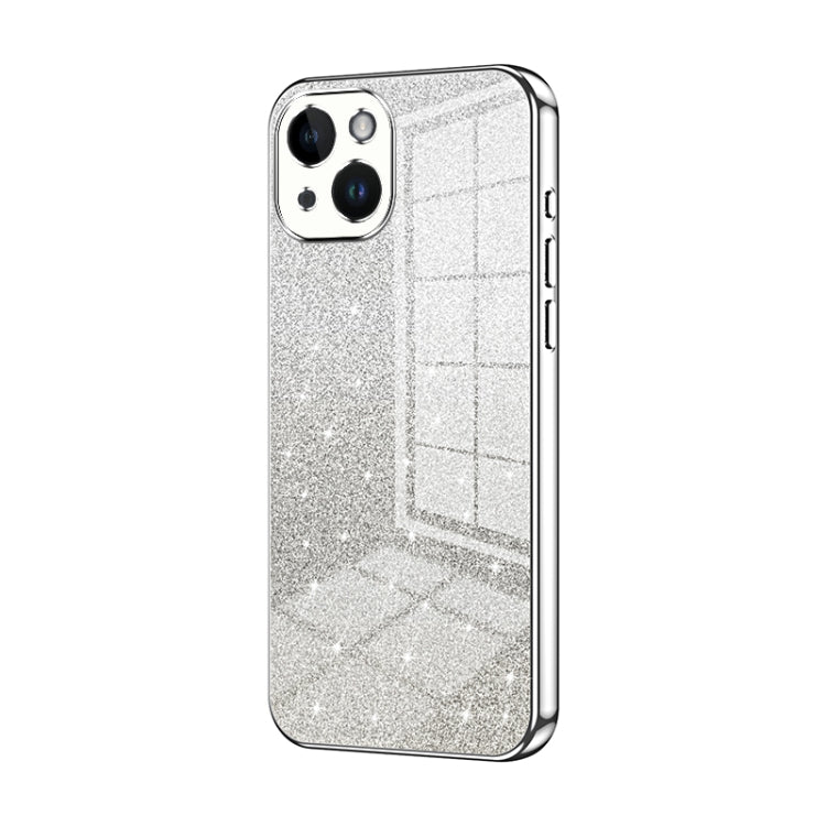 Gradient Glitter Powder Electroplated Phone Case, For iPhone 15, For iPhone 14 Plus, For iPhone 14, For iPhone 14 Pro, For iPhone 14 Pro Max, For iPhone SE 2022 / 2020 / 8 / 7