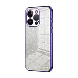Gradient Glitter Powder Electroplated Phone Case, For iPhone 15, For iPhone 14 Plus, For iPhone 14, For iPhone 14 Pro, For iPhone 14 Pro Max, For iPhone SE 2022 / 2020 / 8 / 7
