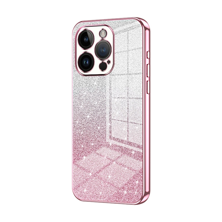 Gradient Glitter Powder Electroplated Phone Case, For iPhone 15, For iPhone 14 Plus, For iPhone 14, For iPhone 14 Pro, For iPhone 14 Pro Max, For iPhone SE 2022 / 2020 / 8 / 7