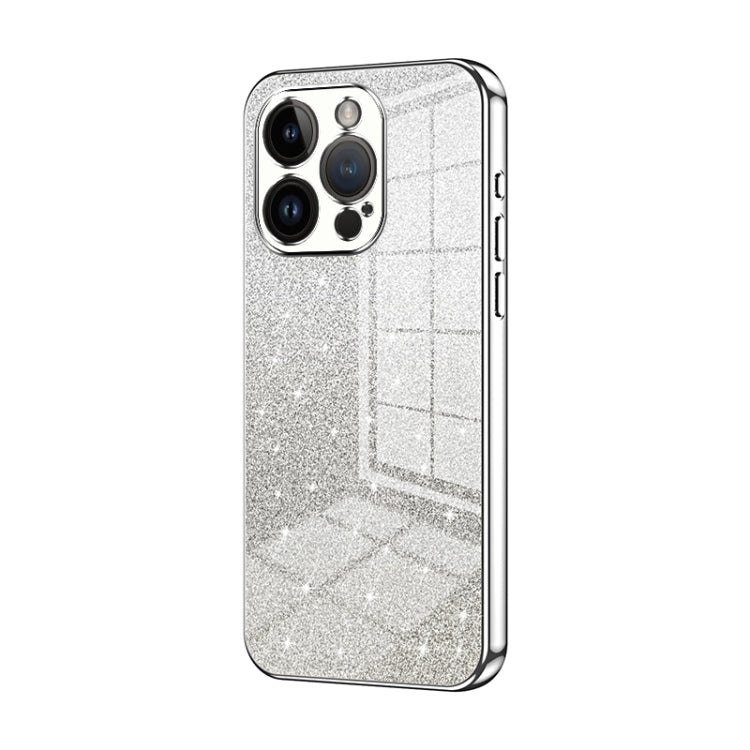 Gradient Glitter Powder Electroplated Phone Case, For iPhone 15, For iPhone 14 Plus, For iPhone 14, For iPhone 14 Pro, For iPhone 14 Pro Max, For iPhone SE 2022 / 2020 / 8 / 7