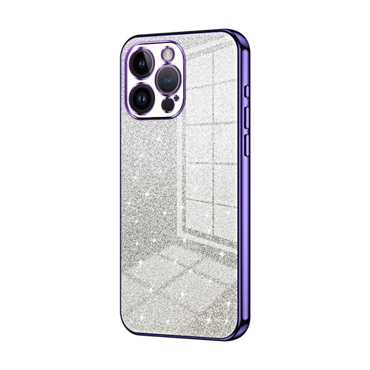 Gradient Glitter Powder Electroplated Phone Case, For iPhone 15, For iPhone 14 Plus, For iPhone 14, For iPhone 14 Pro, For iPhone 14 Pro Max, For iPhone SE 2022 / 2020 / 8 / 7