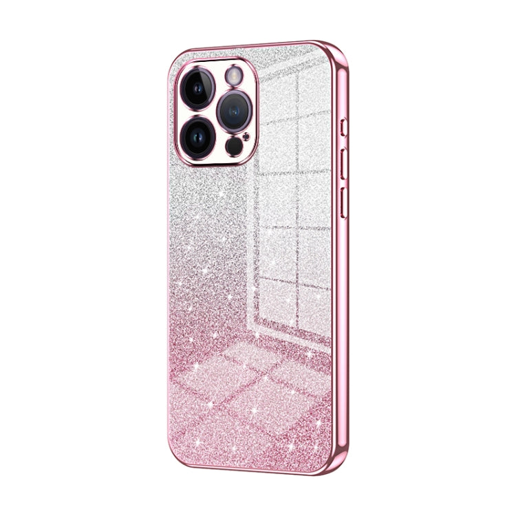 Gradient Glitter Powder Electroplated Phone Case, For iPhone 15, For iPhone 14 Plus, For iPhone 14, For iPhone 14 Pro, For iPhone 14 Pro Max, For iPhone SE 2022 / 2020 / 8 / 7