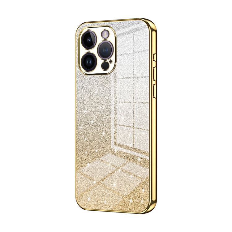 Gradient Glitter Powder Electroplated Phone Case, For iPhone 15, For iPhone 14 Plus, For iPhone 14, For iPhone 14 Pro, For iPhone 14 Pro Max, For iPhone SE 2022 / 2020 / 8 / 7