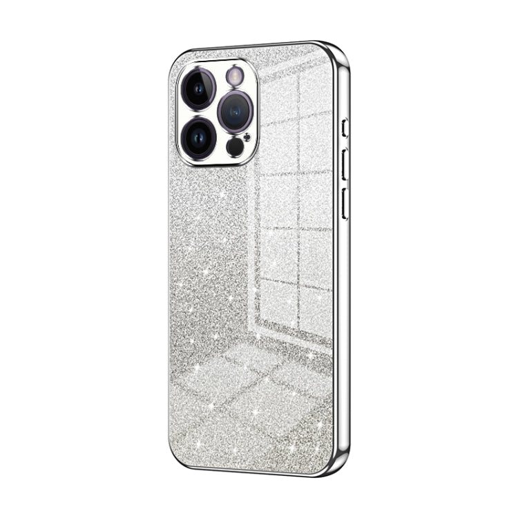 Gradient Glitter Powder Electroplated Phone Case, For iPhone 15, For iPhone 14 Plus, For iPhone 14, For iPhone 14 Pro, For iPhone 14 Pro Max, For iPhone SE 2022 / 2020 / 8 / 7