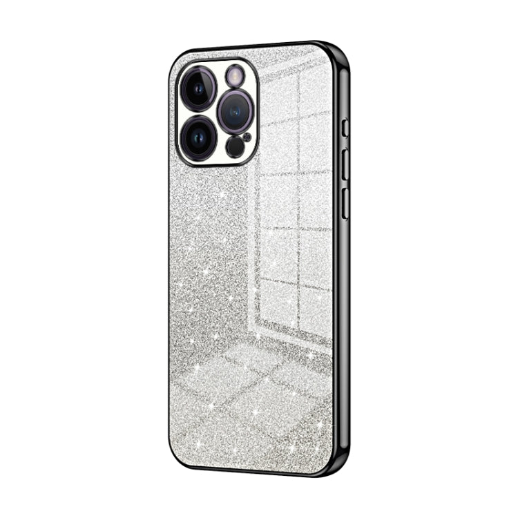 Gradient Glitter Powder Electroplated Phone Case, For iPhone 15, For iPhone 14 Plus, For iPhone 14, For iPhone 14 Pro, For iPhone 14 Pro Max, For iPhone SE 2022 / 2020 / 8 / 7