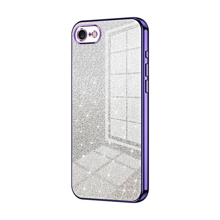 Gradient Glitter Powder Electroplated Phone Case, For iPhone 15, For iPhone 14 Plus, For iPhone 14, For iPhone 14 Pro, For iPhone 14 Pro Max, For iPhone SE 2022 / 2020 / 8 / 7