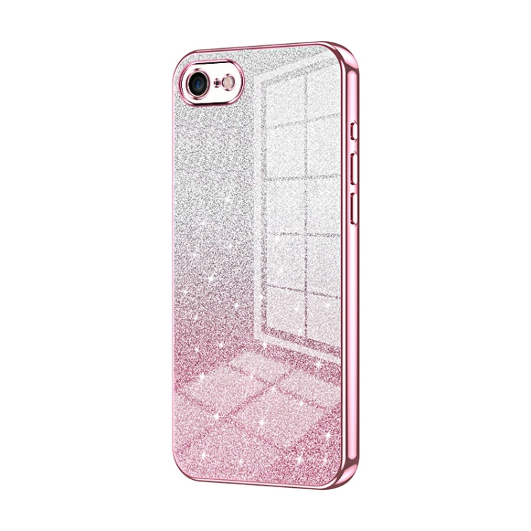 Gradient Glitter Powder Electroplated Phone Case, For iPhone 15, For iPhone 14 Plus, For iPhone 14, For iPhone 14 Pro, For iPhone 14 Pro Max, For iPhone SE 2022 / 2020 / 8 / 7
