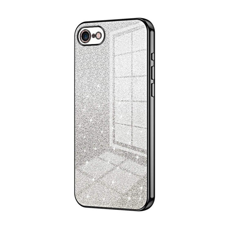 Gradient Glitter Powder Electroplated Phone Case, For iPhone 15, For iPhone 14 Plus, For iPhone 14, For iPhone 14 Pro, For iPhone 14 Pro Max, For iPhone SE 2022 / 2020 / 8 / 7