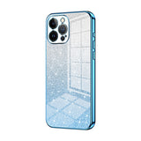Gradient Glitter Powder Electroplated Phone Case, For iPhone 13 Pro Max, For iPhone 13 Pro, For iPhone 13, For iPhone 12, For iPhone 12 Pro Max, For iPhone 12 Pro