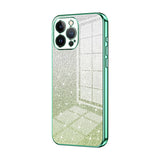Gradient Glitter Powder Electroplated Phone Case, For iPhone 13 Pro Max, For iPhone 13 Pro, For iPhone 13, For iPhone 12, For iPhone 12 Pro Max, For iPhone 12 Pro