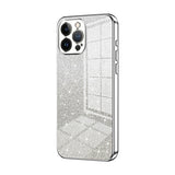 Gradient Glitter Powder Electroplated Phone Case, For iPhone 13 Pro Max, For iPhone 13 Pro, For iPhone 13, For iPhone 12, For iPhone 12 Pro Max, For iPhone 12 Pro