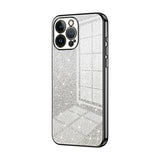 Gradient Glitter Powder Electroplated Phone Case, For iPhone 13 Pro Max, For iPhone 13 Pro, For iPhone 13, For iPhone 12, For iPhone 12 Pro Max, For iPhone 12 Pro