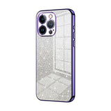 Gradient Glitter Powder Electroplated Phone Case, For iPhone 13 Pro Max, For iPhone 13 Pro, For iPhone 13, For iPhone 12, For iPhone 12 Pro Max, For iPhone 12 Pro