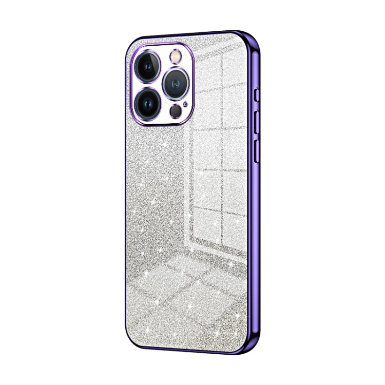 Gradient Glitter Powder Electroplated Phone Case, For iPhone 13 Pro Max, For iPhone 13 Pro, For iPhone 13, For iPhone 12, For iPhone 12 Pro Max, For iPhone 12 Pro