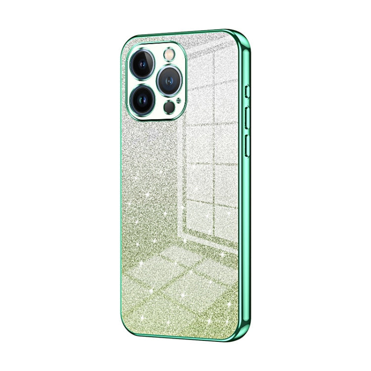 Gradient Glitter Powder Electroplated Phone Case, For iPhone 13 Pro Max, For iPhone 13 Pro, For iPhone 13, For iPhone 12, For iPhone 12 Pro Max, For iPhone 12 Pro