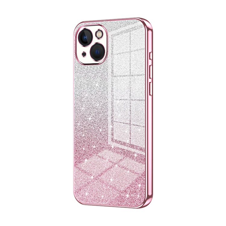 Gradient Glitter Powder Electroplated Phone Case, For iPhone 13 Pro Max, For iPhone 13 Pro, For iPhone 13, For iPhone 12, For iPhone 12 Pro Max, For iPhone 12 Pro