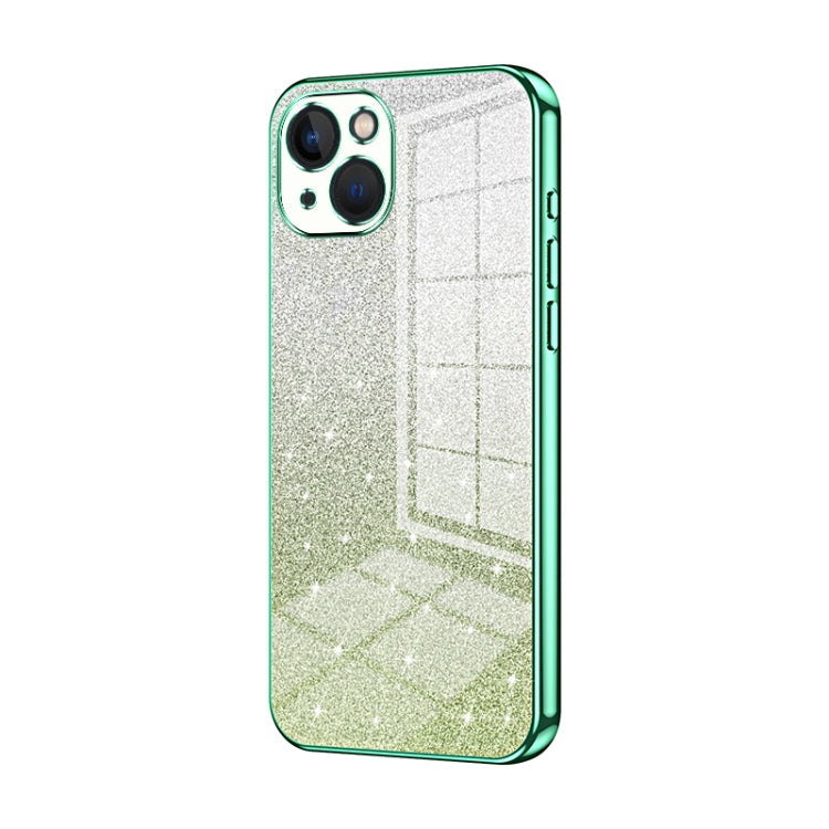 Gradient Glitter Powder Electroplated Phone Case, For iPhone 13 Pro Max, For iPhone 13 Pro, For iPhone 13, For iPhone 12, For iPhone 12 Pro Max, For iPhone 12 Pro