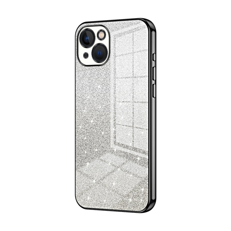 Gradient Glitter Powder Electroplated Phone Case, For iPhone 13 Pro Max, For iPhone 13 Pro, For iPhone 13, For iPhone 12, For iPhone 12 Pro Max, For iPhone 12 Pro